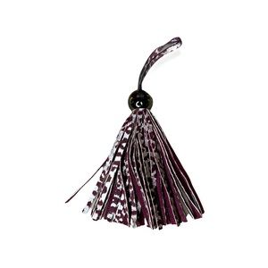 Mulberry Leather Metallic Leopard Tassel Bag Charm